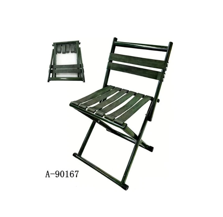Scaun Pliabil Fier + Textil + Pvc A-90167 Wei